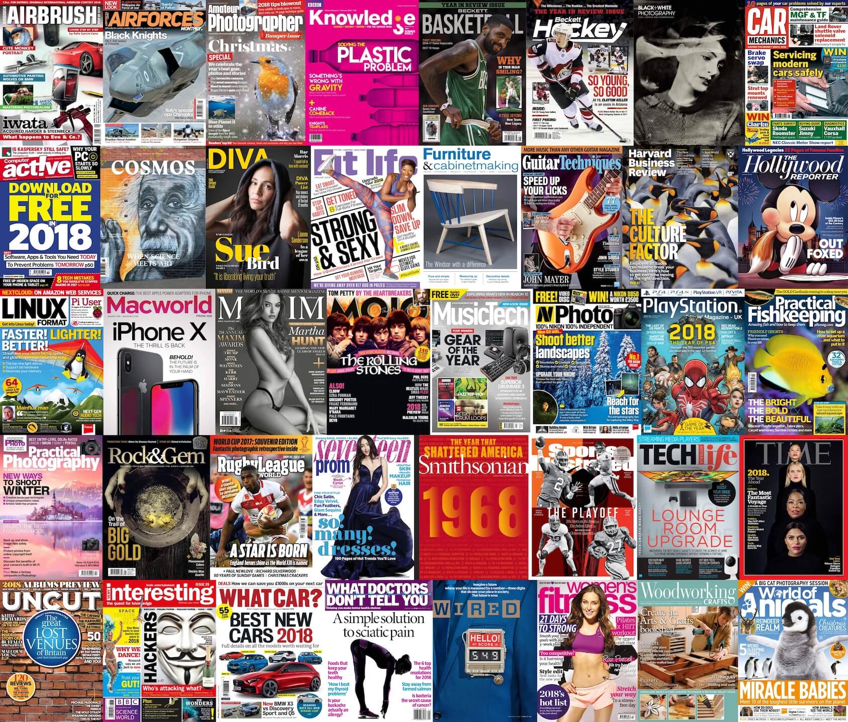 Assorted Magazines